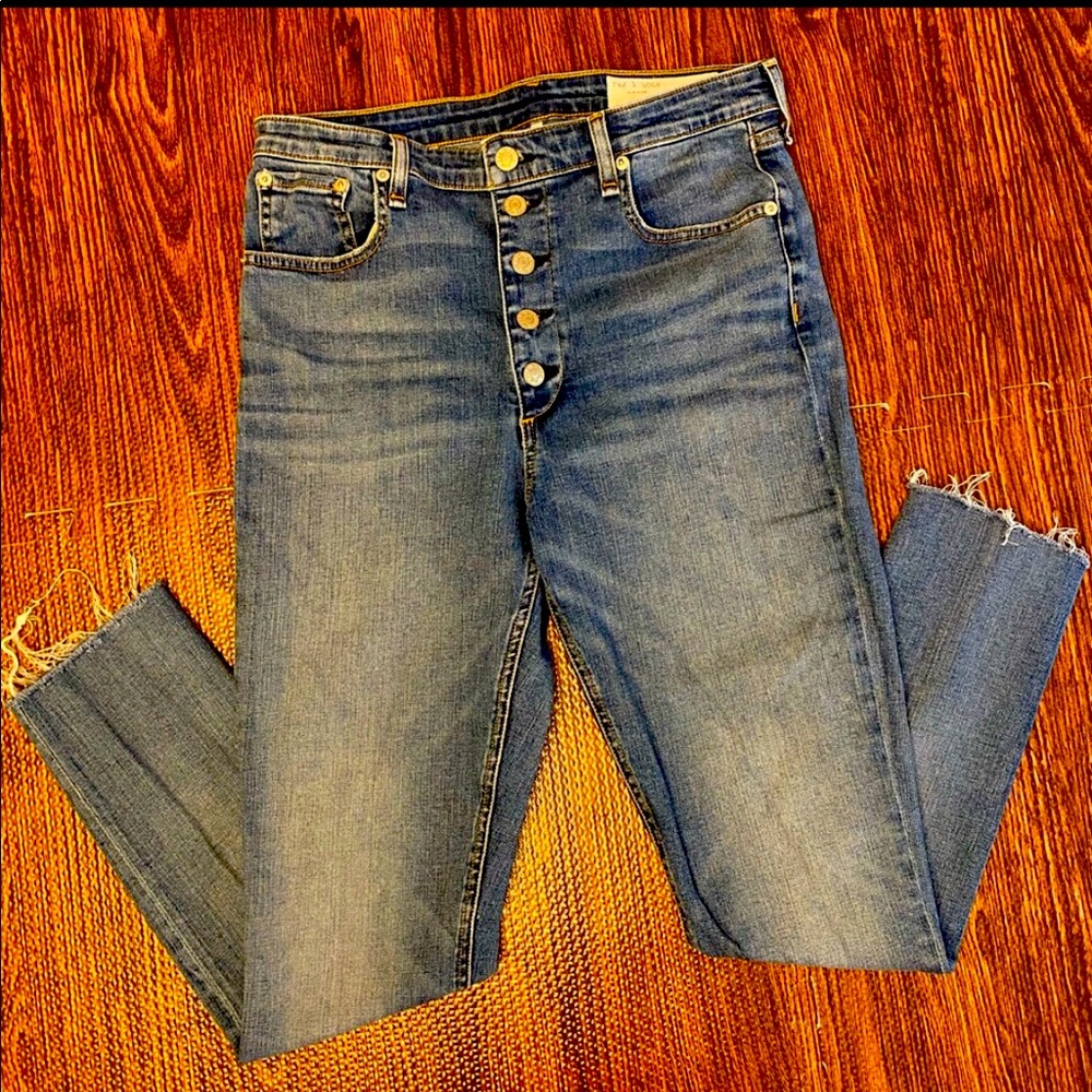 rag & bone Nina High-Rise Skinny Jeans 30